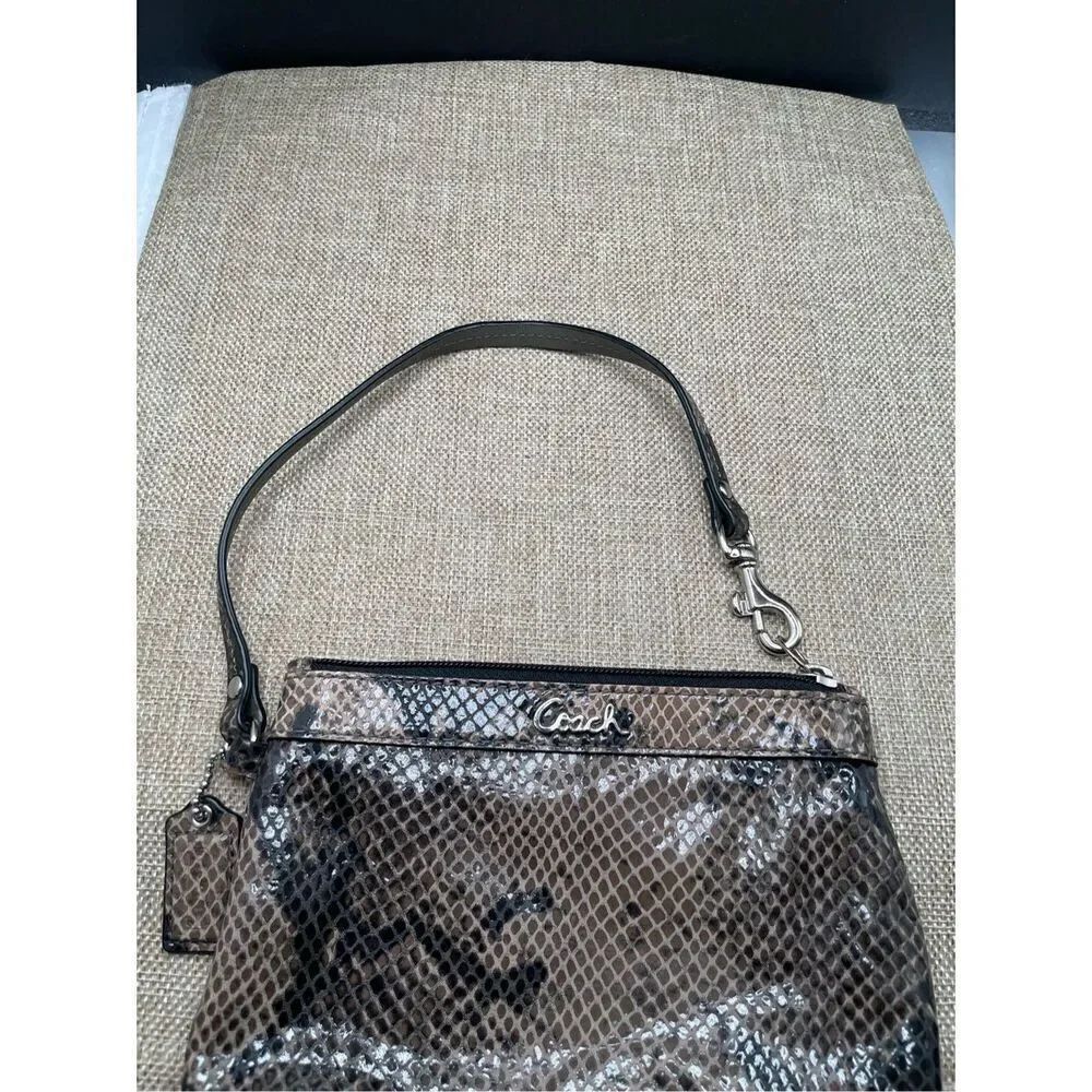 Coach Snake Print Wristlet - Picture 12 of 15